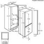 Refurbished Zanussi ZNLN18FS1 Integrated 267 Litre 70/30 Low Frost Fridge Freezer