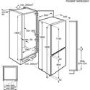 Refurbished Zanussi SpaceFlex ZNTN19ES1 Integrated 273 Litre 70/30 Frost Free Fridge Freezer White