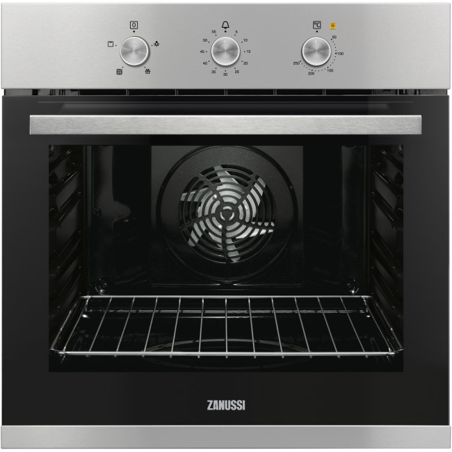 Zanussi ZOB31471XK Single Fan Oven With Minute Minder - Stainless Steel