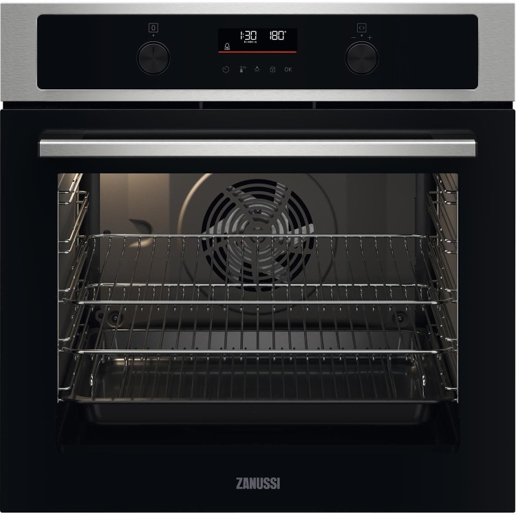 Zanussi Series 20 PlusSteam Electric Single Oven - Stainless Steel