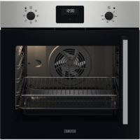 Refurbished Zanussi Series 20 ZOCNX3XL FanCook Catalytic 60cm Single Built In Electric Oven Stainless Steel
