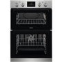 Refurbished Zanussi ZOD35621XK 60cm Double Built In Electric Oven