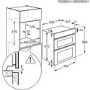 Refurbished Zanussi ZOD35621XK 60cm Double Built In Electric Oven