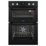 Refurbished Zanussi ZOD35802BK 60cm Double Built In Electric Oven With Catalytic Liners Black