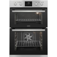 Refurbished Zanussi ZOD35802XK Multifunction 60cm Double Built In Electric Oven Stainless Steel