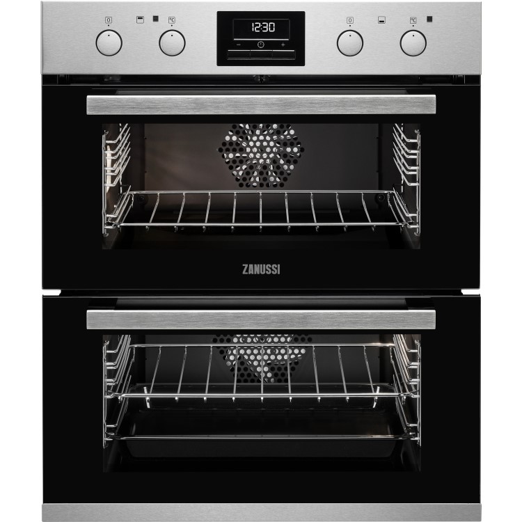 Zanussi ZOF35802XK Multifunction Electric Built Under Double Oven - Stainless Steel