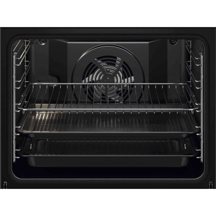 Refurbished Zanussi ZOHNA7X1 60cm Single Built In Electric Oven Stainless Steel