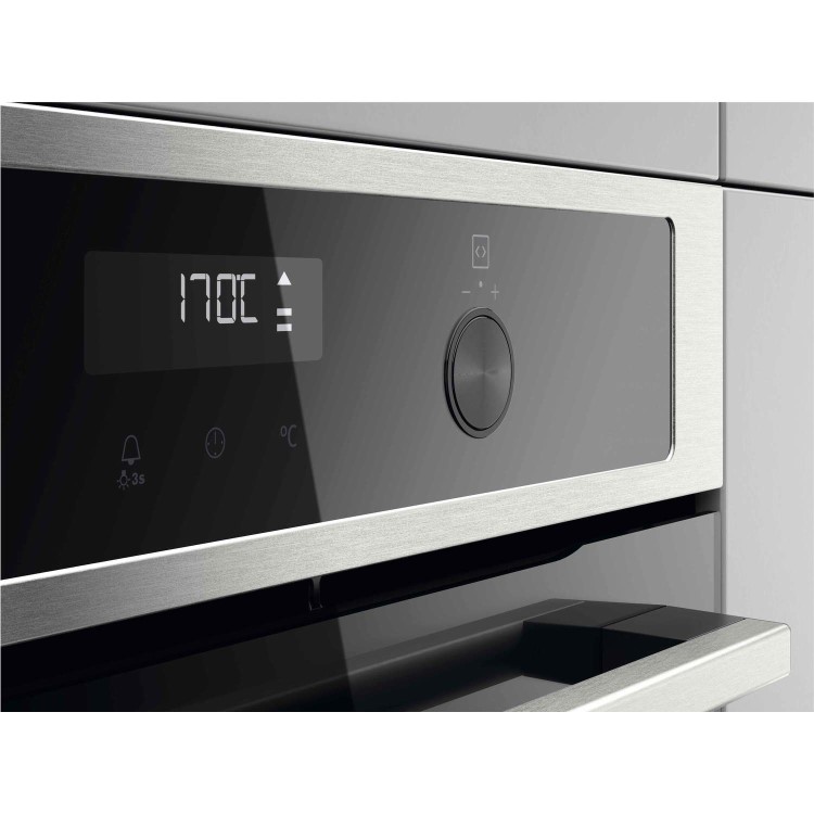 Refurbished Zanussi ZOHNA7X1 60cm Single Built In Electric Oven Stainless Steel
