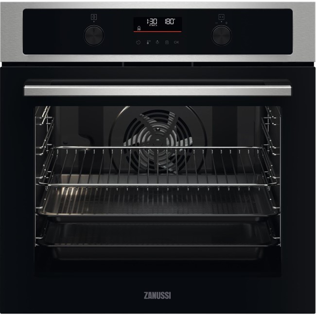 Zanussi ZOHNA7XN Series 40 Electric Single Oven - Stainless Steel