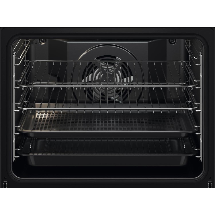Refurbished Zanussi Series 40 ZOHNA7XN 60cm Single Built In Electric Oven Stainless Steel