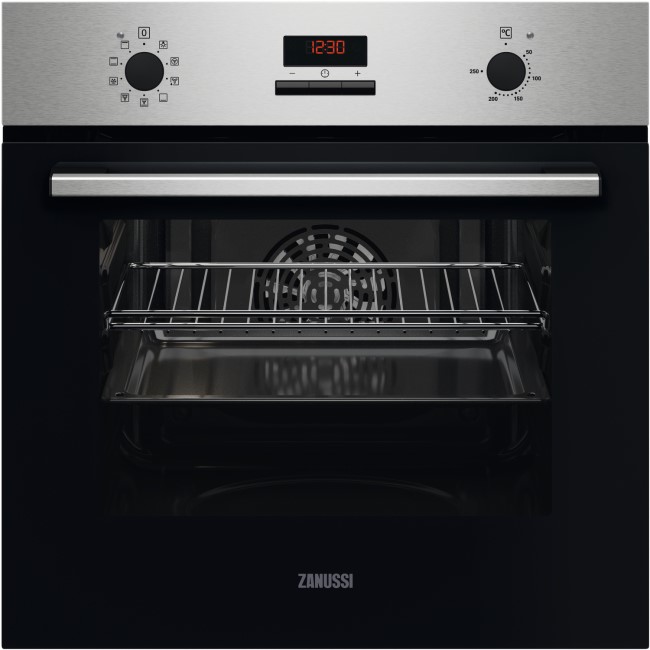 Refurbished Zanussi Series 20 ZOHNE2X2 Multifunction Electric Single Oven Stainless Steel