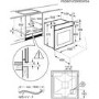 Refurbished Zanussi Series 20 ZOHNE2X2 60cm Single Built In Electric Oven Stainless Steel