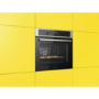 Refurbished Zanussi Series 60 ZOPNA7K1 Pyrolytic AirFry Single Built In Electric Oven Black
