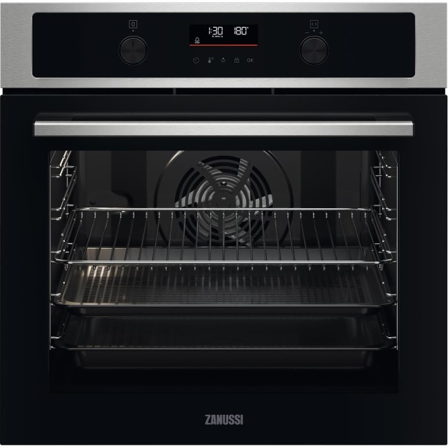 Zanussi ZOPNA7XN Series 60 Electric Single Oven - Stainless Steel
