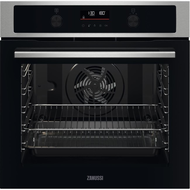 Zanussi ZOPND7XN Series 60 Single Oven With Pyrolytic Cleaning - Stainless Steel