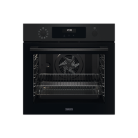 Refurbished Zanussi Series 60 ZOPNX6K2 60cm Single Built In SelfClean Electric Oven Black