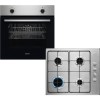Zanussi Gas Hob &amp; Electric Single Fan Oven Pack - Stainless Steel