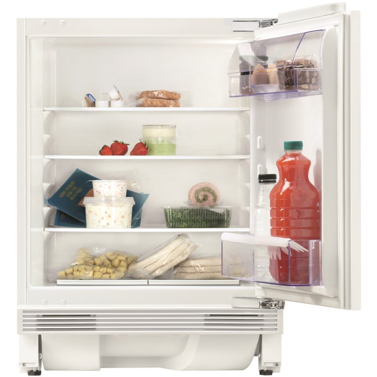 Zanussi ZQA14031DV Built-under Larder Fridge - Door-on-door  82cm Height