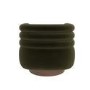 Green Velvet Modern Swivel Armchair - Zora