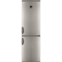 Zanussi ZRB38426XV 201x60cm 357L 60-40 Frost Free Freestanding Fridge Freezer - Antifingerprint Stai