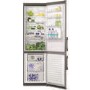 Zanussi ZRB38426XV 201x60cm 357L 60-40 Frost Free Freestanding Fridge Freezer - Antifingerprint Stai