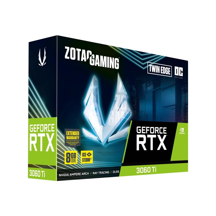 ZOTAC GeForce RTX 3060Ti Twin Edge OC 8GB GDDR6X Graphics Card