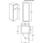 Refurbished Zanussi ZTAN14FW0 Freestanding 119 Litre 80/20 Low Frost Fridge Freezer
