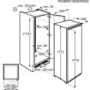 Zanussi 216 Litre Integrated In-column Tall Freezer