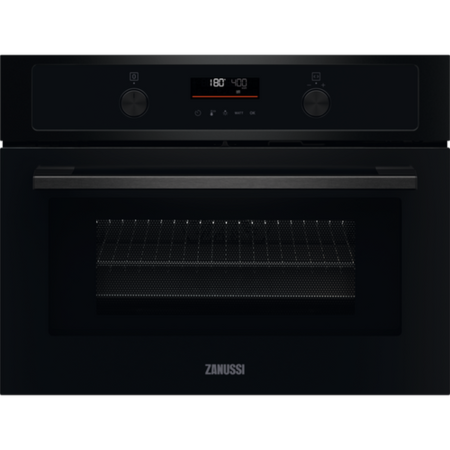 Refurbished Zanussi Series 60 ZVENM7KN 43L 1000W CombiQuick Compact Combination Microwave Black