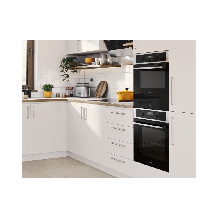 Zanussi 14cm High Warming Drawer - Stainless Steel