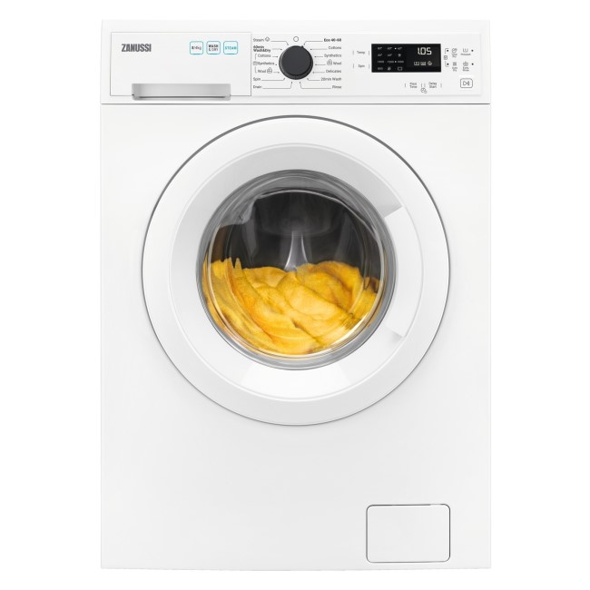 Zanussi AutoAdjust 8kg Wash 4kg Dry Freestanding Washer Dryer - White