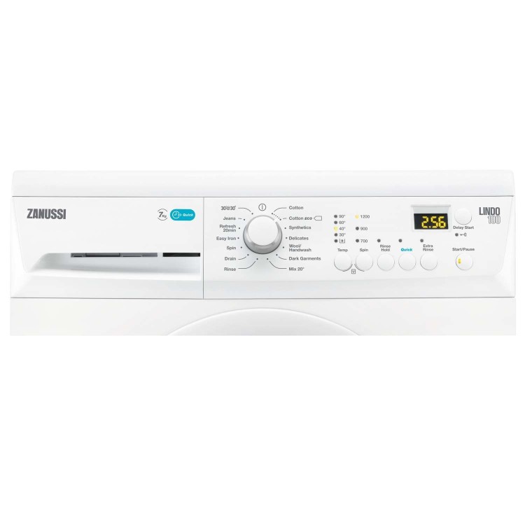 Zanussi ZWF71243NW 7kg 1200rpm Freestanding Washing Machine - White