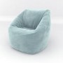 Mint Green Bean Bag Chair in Velvet - Zyra