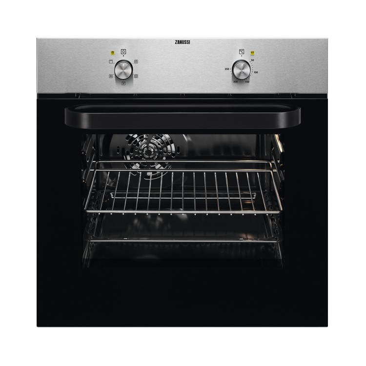 Zanussi 5 Functions Electric Built-in Single Oven - Anti-fingerprint Stainless Steel