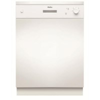 Refurbished Amica ZZV634W 12 Place Semi-integrated Dishwasher White Control Panel