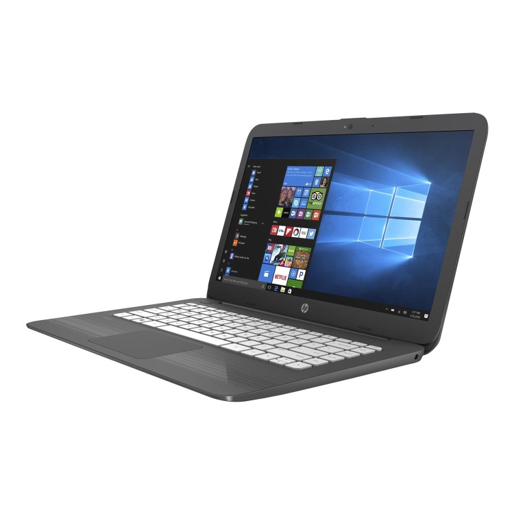 Refurbished HP Stream 14-ax005na Intel Celeron 4GB 32GB 14 Inch Windows 10 Laptop in Dark Grey