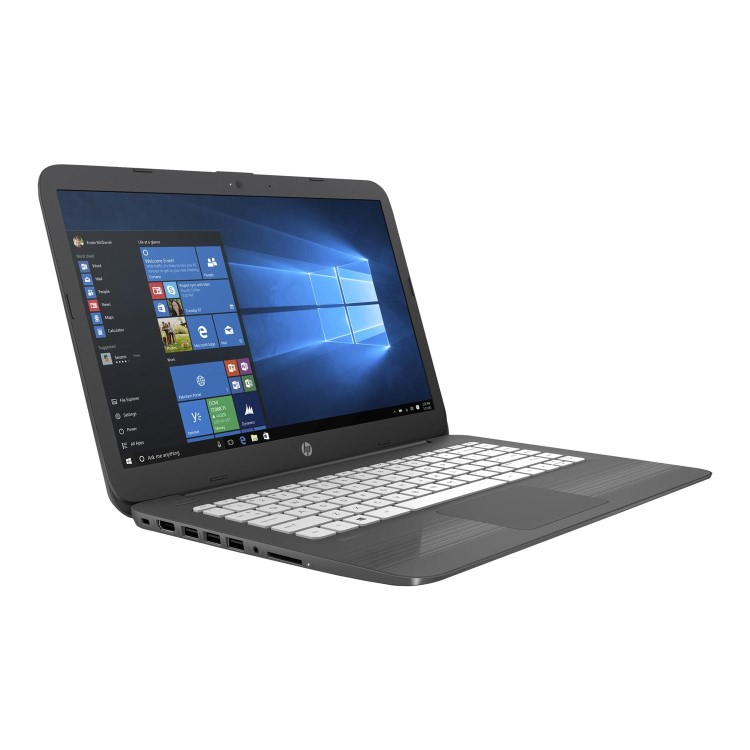 Refurbished HP Stream 14-ax005na Intel Celeron 4GB 32GB 14 Inch Windows 10 Laptop in Dark Grey