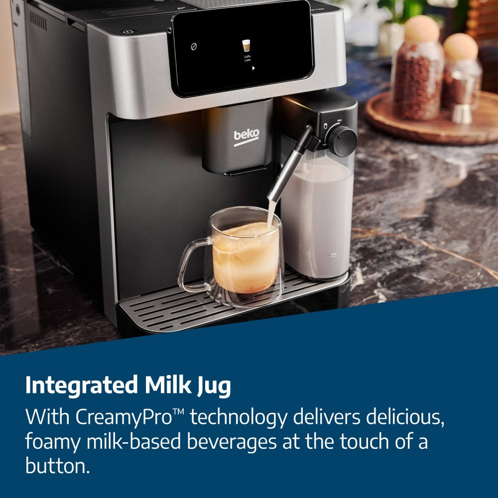 integrated milk jug.