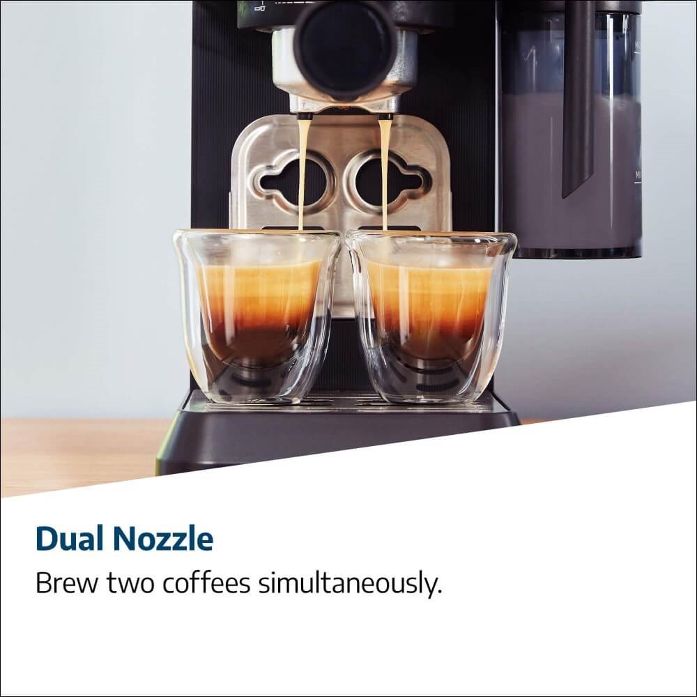 dual nozzle function.