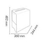 GRADE A1 - Argo 24L Quiet Anti Bacterial Compressor Dehumidifier and Air Purifier