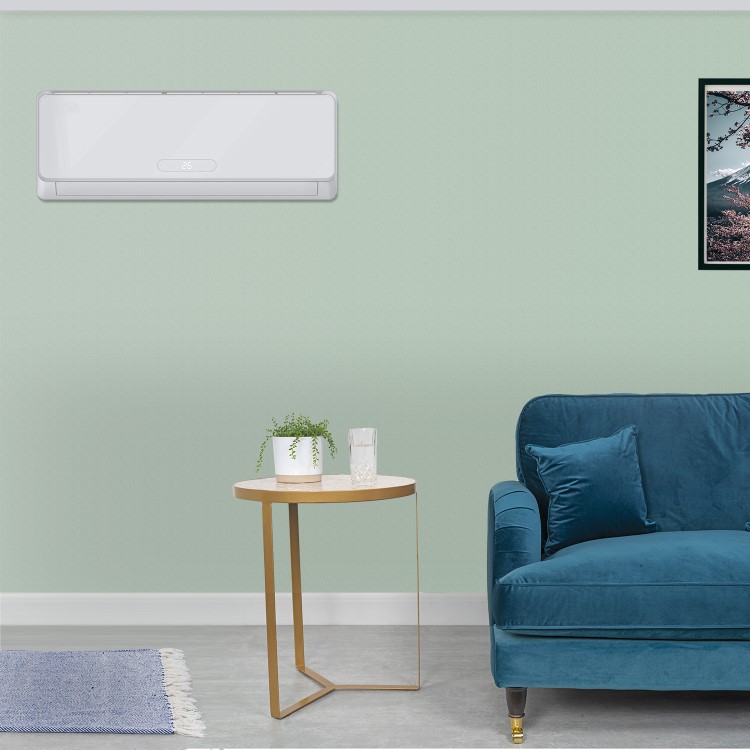 Refurbished 12000 BTU WIFI Smart A++ easy-fit DIY DC Inverter Wall Split Air Conditioner with 4.5m pipe kit