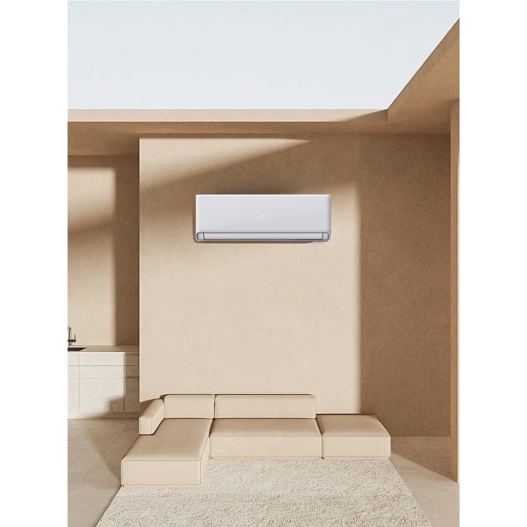 electriQ Easy-Fit 9000 BTU A++ WiFi Smart Wall Mounted Air Conditioner with Heat Pump - 4m Pipe Kit Included
