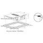 Refurbished electriQ eIQ80INDD 80cm 4 Zone Induction Hob with Built In Extractor