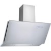 electriQ Angled Stainless 90cm Cooker Hood Includes Optional Chimney  - 5 Year warranty