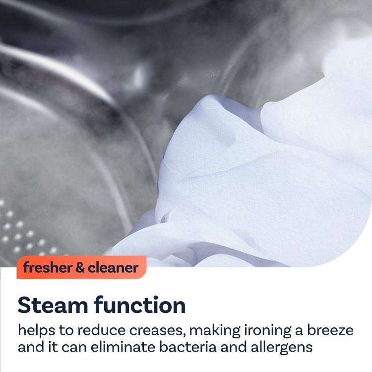 Refurbished electriQ eQMWM8KGFLA Freestanding 8KG 1400 Spin Washing Machine White