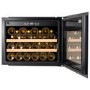 electriQ 28 Bottle In Column Wine Cooler - Black