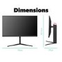 electriQ 27" 4K UHD 144Hz USB-C Gaming Monitor