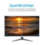 ElectriQ 27" IPS QHD FreeSync HDR Monitor