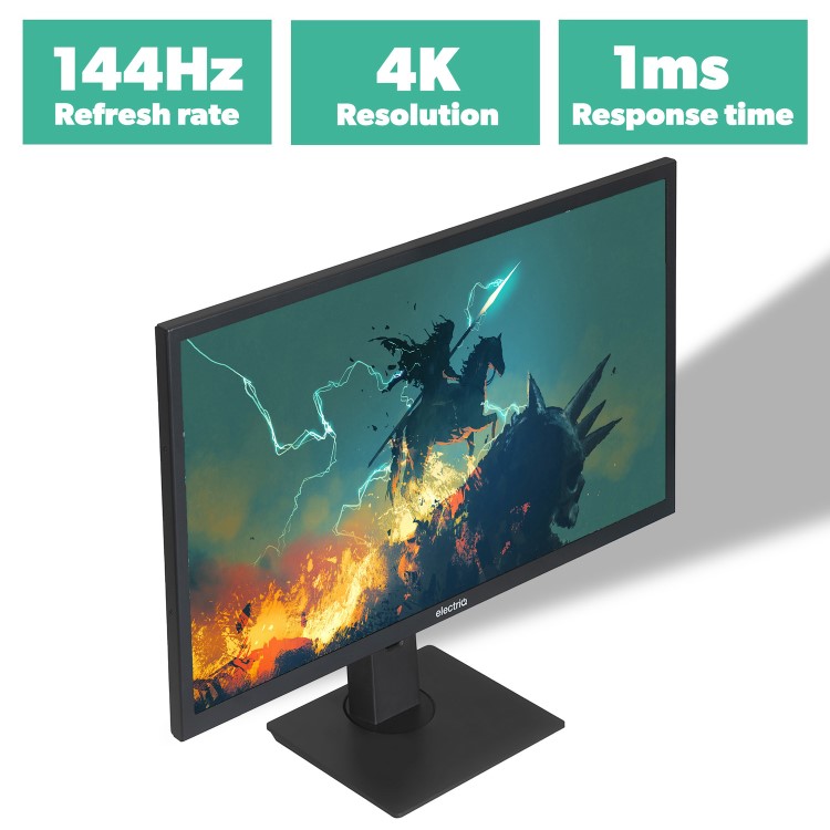 Refurbished electriQ 28" 4K UHD 144Hz Monitor
