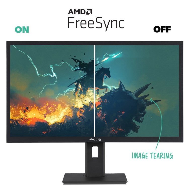 Refurbished electriQ 28" 4K UHD 144Hz Monitor